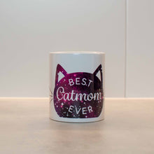 Lade das Bild in den Galerie-Viewer, Best Catmom Ever space Tasse
